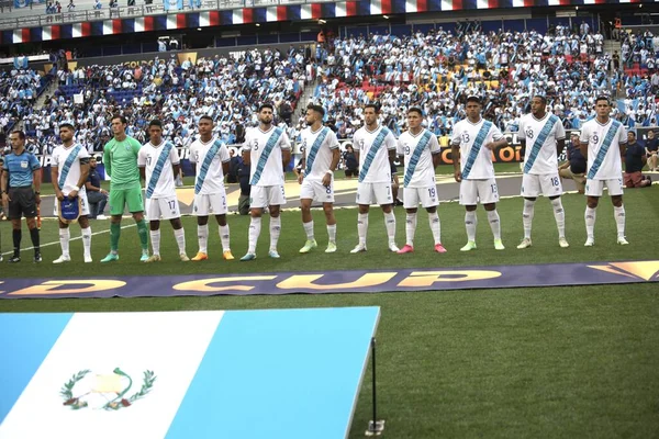 Spo Coupe Concacaf Match Football Entre Guadalupe Guatemala Juillet 2023 — Photo