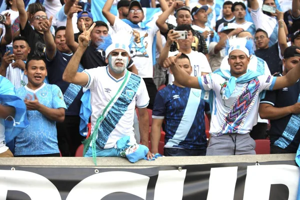 Spo Concacaf Gold Cup Focimeccs Guadalupe Guatemala Között 2023 Július — Stock Fotó