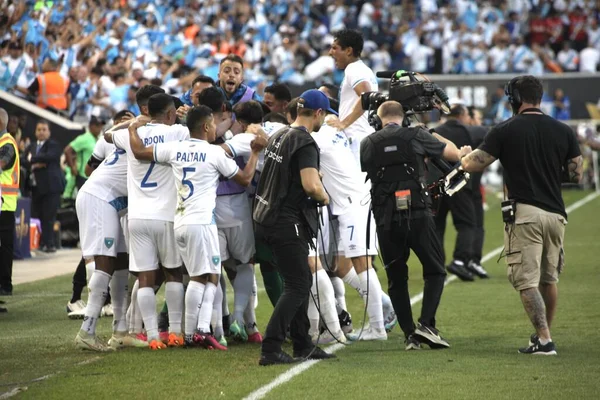 Concacaf Gold Cup Guadeloupe Gegen Guatemala Juli 2023 Harrison New — Stockfoto
