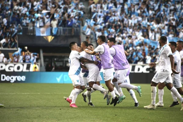 Concacaf Gold Cup Guadeloupe Gegen Guatemala Juli 2023 Harrison New — Stockfoto