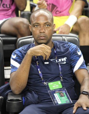 (SPO) Concacaf Gold Cup: Kosta Rika Martinik 'e karşı. 4 Temmuz 2023, Harison, New Jersey, ABD: Kosta Rika ile Martinique arasındaki futbol maçı, Salı günü Harrison 'daki Red Bull Arena' da oynanan Concacaf Gold Cup 'ın 3. turu için geçerli.