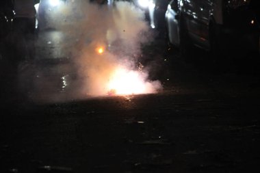 (ABD 'nin 247. Bağımsızlık Günü' nü kutlamak için 4 Temmuz Havai fişek gösterisi. 4 Temmuz 2023, New York, ABD: ABD 'nin bağımsızlık olarak 247. doğum gününü kutlayan havai fişekler, Bağımsızlık Savaşı sonrasında İngiltere' den elde edildi.