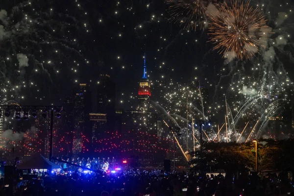 New York Firar Självständighetsdagen Juli 2023 New York New York — Stockfoto