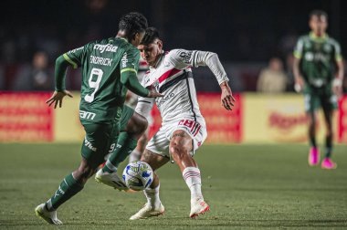 SAO PAULO (SP), 07 / 05 / 2023 - COPA DO BRASIL / SAO PAULO vS PALMEIRAS - Sao Paulo ve Palmeiras arasındaki maçta, Cicero Pompeu do Brasil 'de oynanan 2023 Copa do Brasil futbolunun ilk ayağı için geçerli
