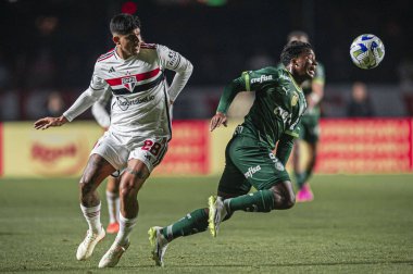 SAO PAULO (SP), 07 / 05 / 2023 - COPA DO BRASIL / SAO PAULO vS PALMEIRAS - Sao Paulo ve Palmeiras arasındaki maçta, Cicero Pompeu do Brasil 'de oynanan 2023 Copa do Brasil futbolunun ilk ayağı için geçerli