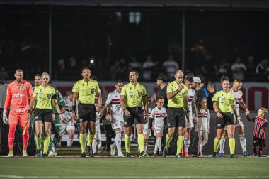 SAO PAULO (SP), 07 / 05 / 2023 - COPA DO BRASIL / SAO PAULO vS PALMEIRAS - Braulio da Silva Machado Sao Paulo ve Palmeiras arasındaki maçta, Cicero do Brasil 'deki 2023 Copa do Brasil futbol maçının ilk ayağı için geçerli