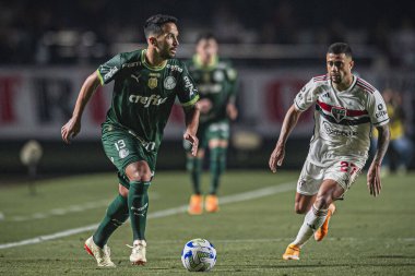 SAO PAULO (SP), 07 / 05 / 2023 - COPA DO BRASIL / SAO X PALMEIRAS - Luan Sao Paulo ve Palmeiras arasındaki maçta, Cicero Pompeu stadyumunda oynanan 2023 Copa do Brasil futbol maçının ilk ayağı için geçerliydi.