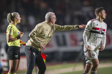 SAO PAULO (SP), 07 / 05 / 2023 - COPA DO BRASIL / SAO PAULO vS PALMEIRAS - Sao Paulo ve Palmeiras arasındaki maçta, Cicero Pompeu do Brasil futbol maçının çeyrek finallerinin ilk ayağı için geçerli olan Dorival Junior