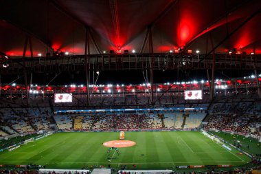 Rio de Janeiro (RJ), 07 / 05 / 2023 - COPA DO BRASIL / FLAMENGO / ATHLETICO PARANAENSE / RJ - Flamengo ile Athletico Paranaense arasındaki maç, Mario Filho stadyumunda (Maracana) düzenlenen 2023 Copa do Brasil çeyrek finalleri için geçerli 