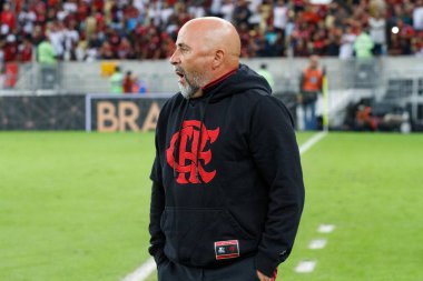 Rio de Janeiro (RJ), 07 / 05 / 2023 - COPA DO BRASIL / FLAMENGO / ATHLETICO PARANAENSE / RJ - Flamengo ile Athletico Paranaense arasındaki maç, Mario Filho stadyumunda (Maracana) düzenlenen 2023 Copa do Brasil çeyrek finalleri için geçerli 