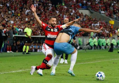 Rio de Janeiro (RJ), 07 / 05 / 2023 - COPA DO BRASIL / FLAMENGO / ATHLETICO PARANAENSE / RJ - Flamengo ile Athletico Paranaense arasındaki maç, Mario Filho stadyumunda (Maracana) düzenlenen 2023 Copa do Brasil çeyrek finalleri için geçerli 
