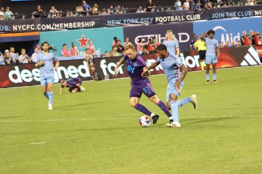(SPO) 2023 MLS Normal Sezonu: New York City FC, Charlotte FC 'ye karşı. Temmuz 05, 2023. Queens, New York, ABD: New York City FC ile Charlotte FC arasındaki futbol maçı, 2023 MLS normal sezonunun 23. Matchday 'inde, Queens' teki Citi Field 'da Doğu Konferansı