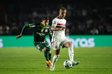 Sao Paulo (SP), 07 / 05 / 2023 - COPA DO BRASIL / SAO PAULO VS PALMEIRAS - Copa do Brasil 2023 çeyrek finalinin ilk ayağı için geçerli olan Sao Paulo ve Palmeiras arasındaki maç, Morumbi 'nin güneyindeki Cicero Pompeu de Toledo Stadyumu' nda yapıldı.