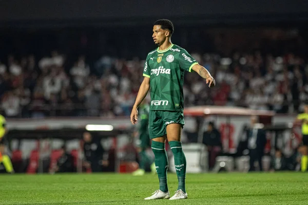 圣保罗 2023年5月7日 圣保罗与Palmeiras之间的一场比赛中 来自Palmeiras的Copa Brap Org Sao Paulo Palmeiras Murilo — 图库照片