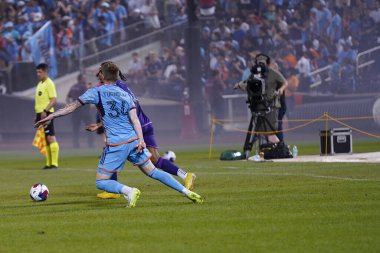 (2023 MLS Normal Sezon: New York City FC, Charlotte FC 'ye karşı. Temmuz 05, 2023, Queens. New York, ABD: New York City FC ile Charlotte FC arasındaki futbol maçı, 2023 MLS Normal Sezonu 'nun 23. Matchday' inde, Citifield 'da Doğu Konferansı