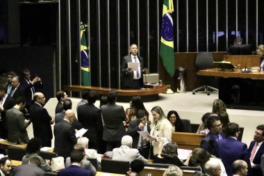 Brasilia (DF), 07 / 06 / 2023 - POLITICS / CHAMBER / TAX REform - Genel PEC No. Anayasa Değişikliği İçin Vergi Sistemi Teklifi 'nde 45 / 2019 reform. Bu Perşembe gecesi, 6 Temmuz 2023' te Brasilia 'daki Milletvekilleri Meclisi' nde..