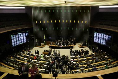 Brasilia (DF), 07 / 06 / 2023 - POLITICS / CHAMBER / TAX REform - Genel PEC No. Anayasa Değişikliği İçin Vergi Sistemi Teklifi 'nde 45 / 2019 reform. Bu Perşembe gecesi, 6 Temmuz 2023' te Brasilia 'daki Milletvekilleri Meclisi' nde..