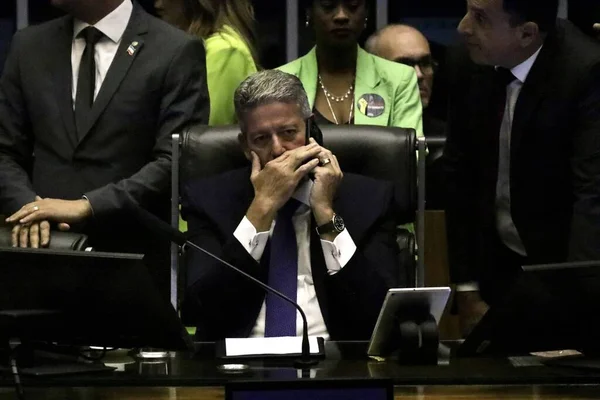 Brasilia 2023 Política Chamber Reforma Fiscal Diputado Federal Presidente Cámara —  Fotos de Stock