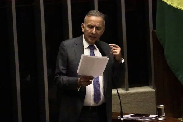 Brasilia 2023 Politiek Chamber Tax Reform Federaal Afgevaardigde Rapporteur Van — Stockfoto