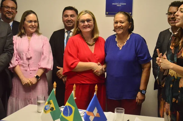 Natal 2023 Przewodnicząca Caixa Housing Prezydent Caixa Economica Federal Rita — Zdjęcie stockowe