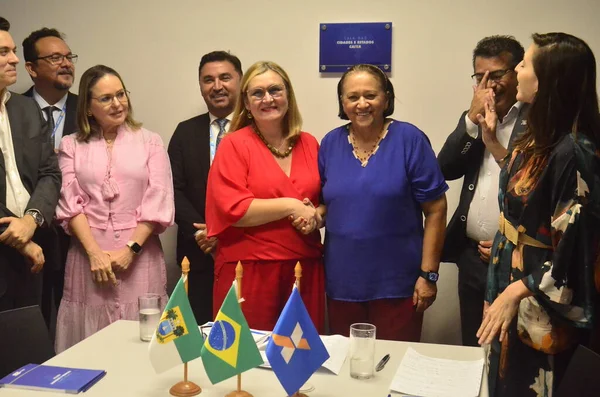 Natal 2023 President Caixa Housing Ordföranden För Caixa Economica Federal — Stockfoto