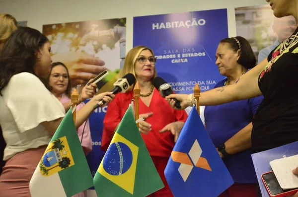Natal 2023 President Caixa Housing Ordföranden För Caixa Economica Federal — Stockfoto