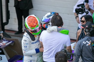 Sao Paulo (SP), 07 / 08 / 2023 - AUTOMOBILISMO / FORMULA4 / INTERLAGOS / SP - BRB Formula 4 Brasil 'in ikinci safhasının görüntüsü, bu Cumartesi, Sao Paulo' nun güney bölgesinde Interlagos Hipodromu 'nda yarıştı..