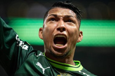 Sao Paulo (SP), 07 / 08 / 2023 - BRAZILIAN / PALMEIRAS X FLAMENGO - Palmeiras ve Flamengo arasında oynanan karşılaşmada, Sao Paulo 'nun batı bölgesindeki Allianz Parque' da düzenlenen Brezilya Futbol Şampiyonası 'nın 14. turunda geçerli oldu.