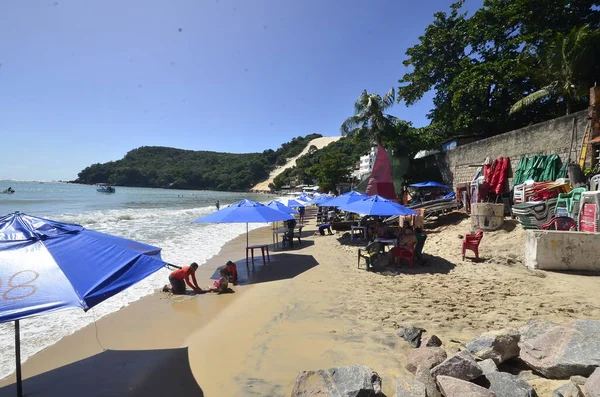 Natal Brazília 2023 Erosion Morro Careca Praia Városháza Idema Találkoztak — Stock Fotó
