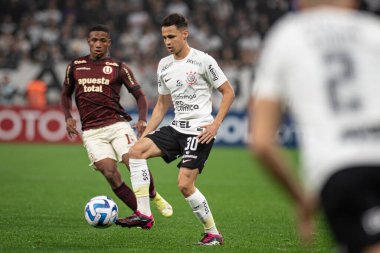 Sao Paulo, Brezilya - 07 / 11 / 2023 - SuLAMERICANA / CORINTHIANS X UNIVERSITARIO - Matheus Araujo Corinthians ve Universitario (PER) arasında oynanan karşılaşmada, 2023 Copa Sudamericana playofflarının ikinci ayağı için geçerli, Neo Quimica Arena