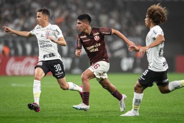 Sao Paulo, Brezilya - 07 / 11 / 2023 - SULAMERICANA / CORINTHIANS X UNIVERSITARIO - Corinthians ve Universitario (PER) arasında oynanan ve 2023 Copa Sudamericana playofflarının ikinci ayağı için geçerli olan karşılaşmada Quispe