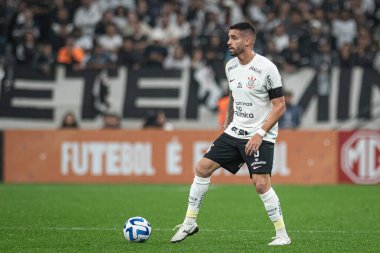 Sao Paulo, Brezilya - 07 / 11 / 2023 - SuLAMERICANA / CORINTHIANS X UNIVERSITARIO - Corinthians ve Universitario (PER) arasında oynanan karşılaşmada, 2023 Copa Sudamericana playofflarının ikinci ayağı için geçerli olan Renato Augusto