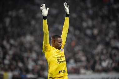Sao Paulo, Brezilya - 07 / 11 / 2023 - SULAMERICANA / CORINTHIANS X UNIVERSITARIO - Carlos Miguel, Corinthians ve Universitario (PER) arasında oynanan ve 2023 Copa Sudamericana playofflarının ikinci ayağı için geçerli olan maçta