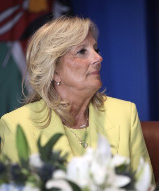 (ABD First Lady 'si Jill Biden, Columbia Üniversitesi Halk Sağlığı Postacı Okulu' ndaki First Lady Akademisi 'nde Afrikalı First Lady' lere katıldı. 12 Temmuz 2023, New York, ABD