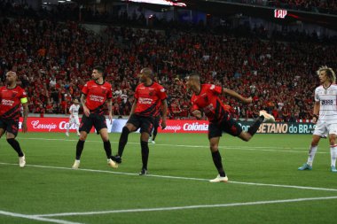 CURITIBA (PR), Brazil - 07 / 12 / 2023 - FOOTBALL / COPA DO BRASIL 2023 / ATHLETICO PR / FLAMENGO - Flamengo 'ya karşı Athletico PR, Copa do Brasil 2023 çeyrek finalinin ikinci ayağı, bu Çarşamba gecesi Ligga Arena' da oynanacak. 