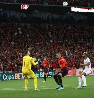 CURITIBA (PR), Brazil - 07 / 12 / 2023 - FOOTBALL / COPA DO BRASIL 2023 / ATHLETICO PR / FLAMENGO - Flamengo 'ya karşı Athletico PR, Copa do Brasil 2023 çeyrek finalinin ikinci ayağı, bu Çarşamba gecesi Ligga Arena' da oynanacak. 