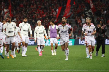 CURITIBA (PR), Brazil - 07 / 12 / 2023 - FOOTBALL / COPA DO BRASIL 2023 / ATHLETICO PR / FLAMENGO - Flamengo 'ya karşı Athletico PR, Copa do Brasil 2023 çeyrek finalinin ikinci ayağı, bu Çarşamba gecesi Ligga Arena' da oynanacak. 