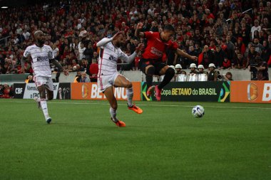 CURITIBA (PR), Brazil - 07 / 12 / 2023 - FOOTBALL / COPA DO BRASIL 2023 / ATHLETICO PR / FLAMENGO - Flamengo 'ya karşı Athletico PR, Copa do Brasil 2023 çeyrek finalinin ikinci ayağı, bu Çarşamba gecesi Ligga Arena' da oynanacak. 