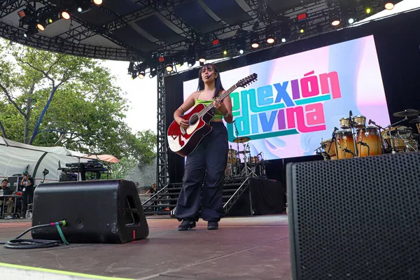 New Conexion Divina Performs Live Summerstage July 2023 New York — Stock Photo, Image