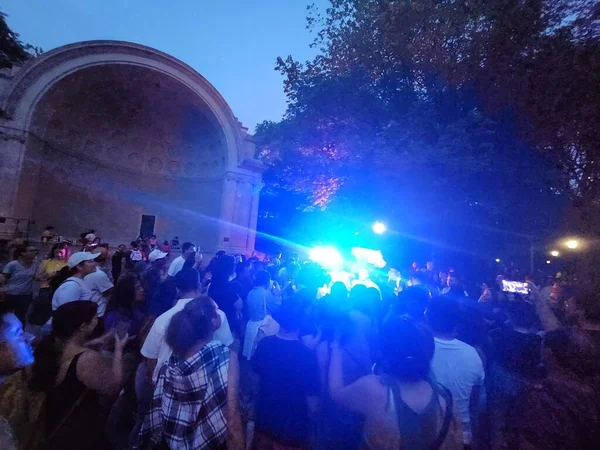 Nuevo Juanes Summerstage Show Cancelado Debido Las Multitudes Excesivas Central — Foto de Stock