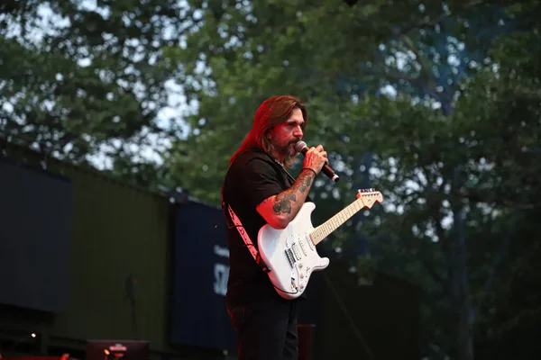 New Juanes Summerstage Show Canceled Due Excessive Crowds Central Park — Stock Photo, Image