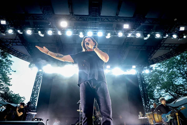 Neu Juanes Summerstage Show Wegen Übermäßigen Andrangs Central Park Abgesagt — Stockfoto