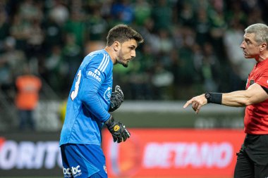 Sao Paulo (SP), 07 / 13 / 2023 - COPA DO BRASIL / PALMEIRAS X SAO PAULO - Rafael, Sao Paulo 'dan Palmeiras ve Sao Paulo arasında oynanan karşılaşmada, Allianz do Brasil' de düzenlenen Copa do Brasil çeyrek finalinin ikinci ayağı için geçerlidir.