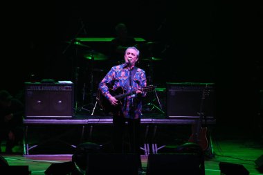 Brezilyalı şarkıcı Ze Ramalho Parana 'da canlı performans sergiliyor. 15 Temmuz 2023, Curitiba, Parana, Brezilya