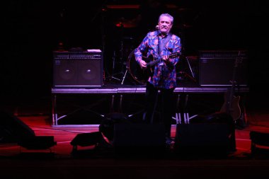 Brezilyalı şarkıcı Ze Ramalho Parana 'da canlı performans sergiliyor. 15 Temmuz 2023, Curitiba, Parana, Brezilya