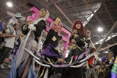 Anime Frinds Hareketi 20 yıl sürdü. 15 Temmuz 2023. Sao Paulo, Brezilya: Anime Dostları Etkinliği sırasındaki hareket, 15 Cumartesi günü Japon kültürünün, ineklerin ve Kostümcülerin yanı sıra ulusal ve uluslararası etkinliklerin hayranlarını bir araya getirdi)