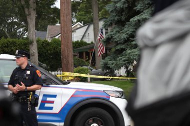 Gilgo Plajı Seri Katil Şüphelisi Rex Heuermann, Massapequa Park-New York 'ta tutuklandı. 14 Temmuz 2023, Massapequa Park, New York, ABD: The Gilgo Beachseri katil zanlısı Rex Heuermann, New York City 'de evli bir mimar.