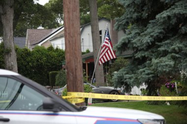 Gilgo Plajı Seri Katil Şüphelisi Rex Heuermann, Massapequa Park-New York 'ta tutuklandı. 14 Temmuz 2023, Massapequa Park, New York, ABD: The Gilgo Beachseri katil zanlısı Rex Heuermann, New York City 'de evli bir mimar.