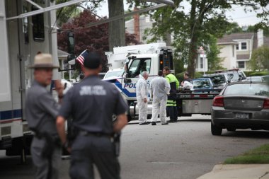 Gilgo Plajı Seri Katil Şüphelisi Rex Heuermann, Massapequa Park-New York 'ta tutuklandı. 14 Temmuz 2023, Massapequa Park, New York, ABD: The Gilgo Beachseri katil zanlısı Rex Heuermann, New York City 'de evli bir mimar.