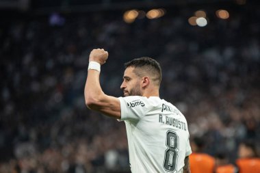 Sao Paulo (SP), Brezilya 07 / 15 / 2023 - Korintliler 'den Renato Augusto, Korintliler ve Amerika-MG arasında oynanan ve Copa do Brasil 2023 çeyrek finalinin ikinci ayağı için geçerli olan maçta golünü kutluyor.